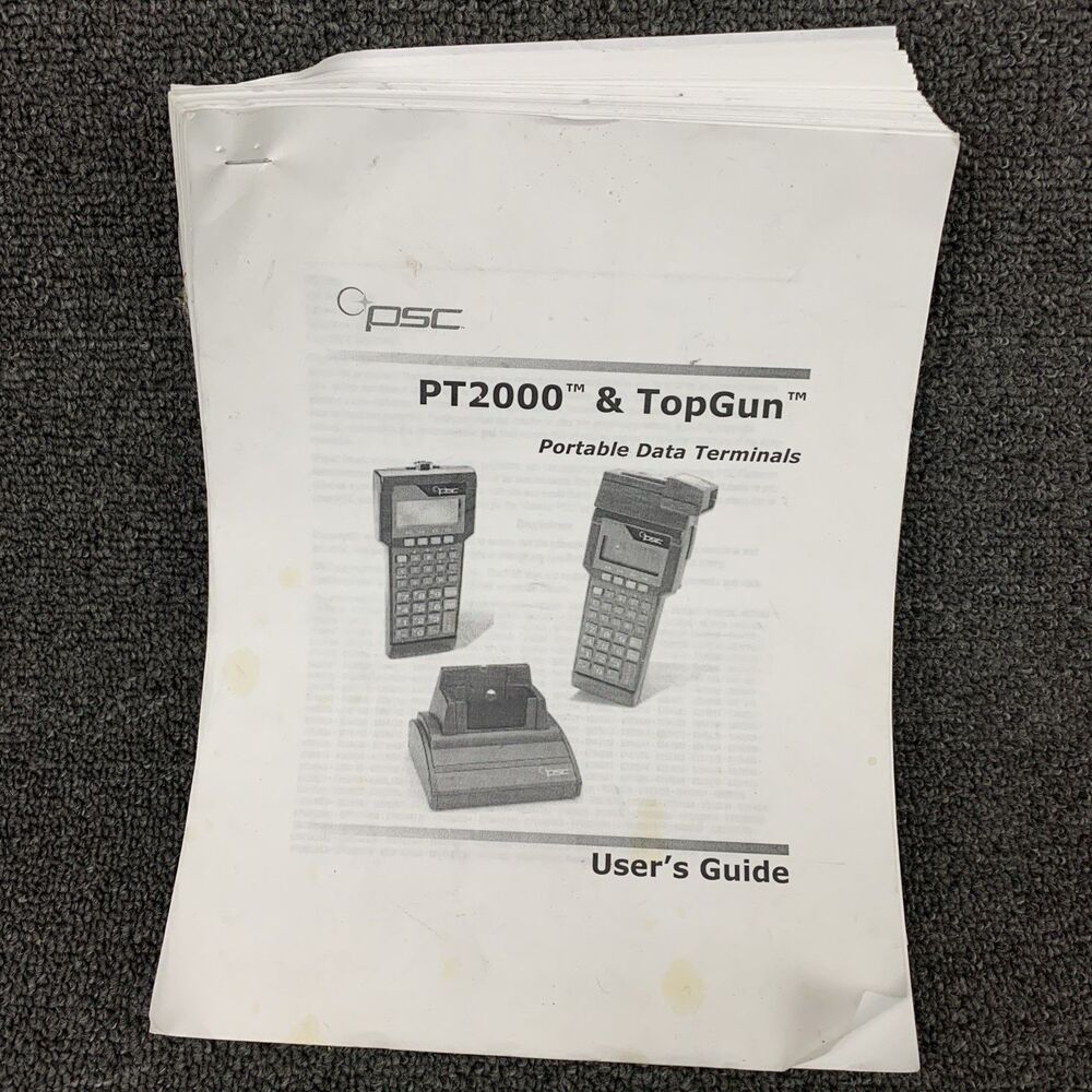 Lot Of PSC PT 2000 42(40)-000-00 Portable Data Terminal Barcode Scanner Tested - Picture 10 of 11